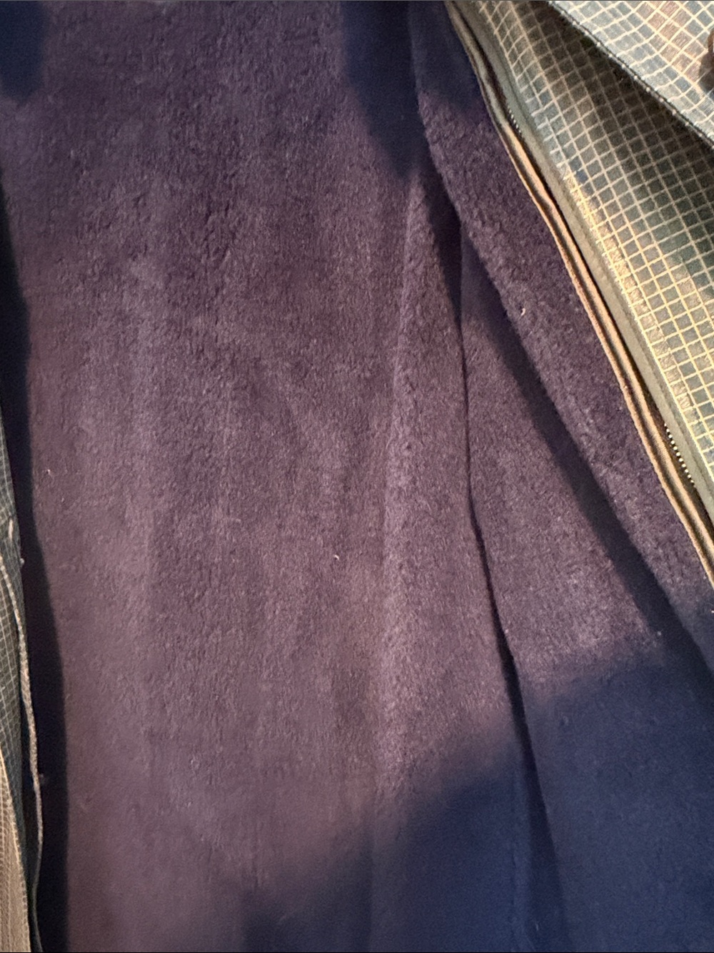 Vintage Women’s London Fog Maincoat Navy Micro-Check -Size 8 - Picture 4 of 9